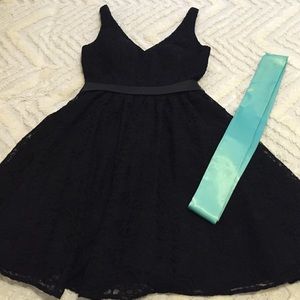 Mori Lee Black lace dress